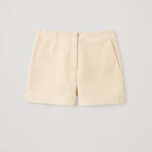 COS high rise shorts light beige size 2 NWOT